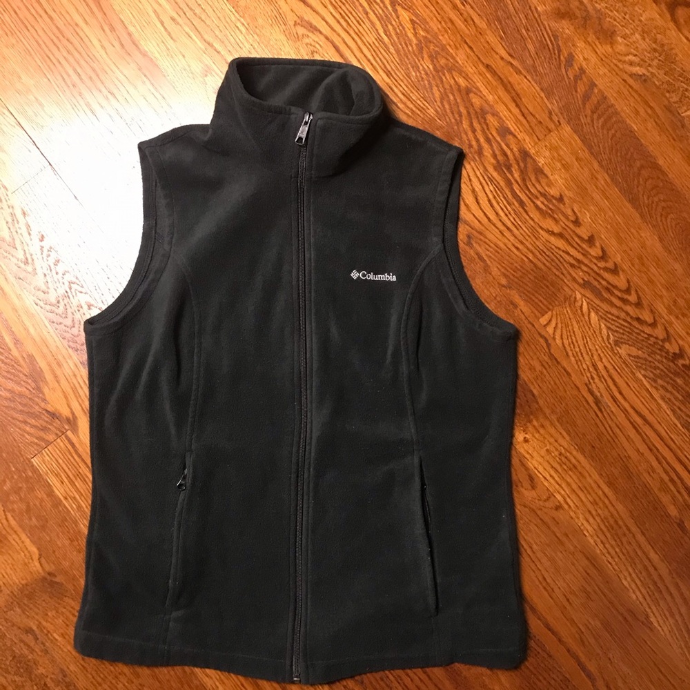 Columbia Black Fleece Vest